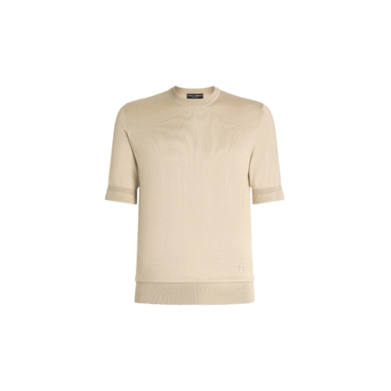 Silk crewneck pullover