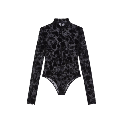Bodysuit in 4G Flowers tulle