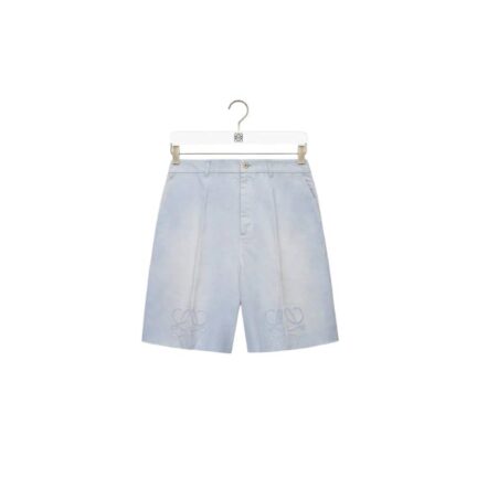 Anagram shorts in cotton