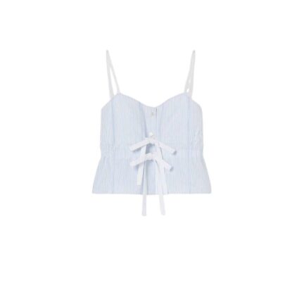 Gucci cotton fil coupé top