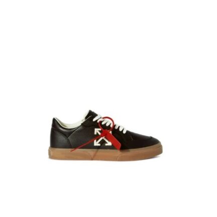 Black/Ivory Vulcanized Leather