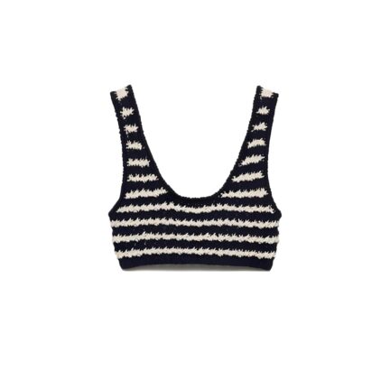 Cotton crochet crop top