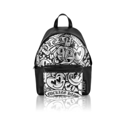 Mirror Leather Backpack Smile
