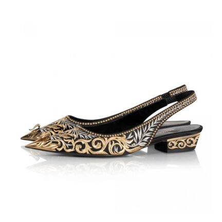 THEMIS GOLD AND SILVER EMBROIDERY