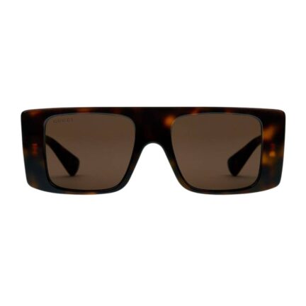 Rectangular frame sunglasses