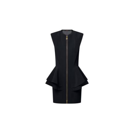 Zip-Up Peplum Dress