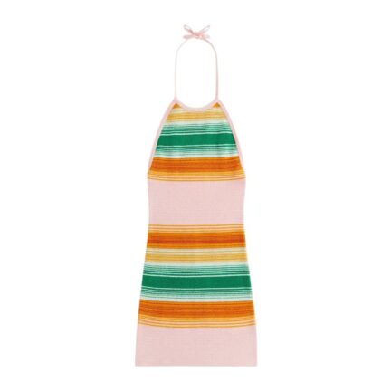 Kith Women Ami Halter Multi Sweater Dress