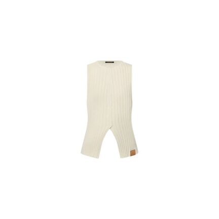 Ribbed Knit Slit Top