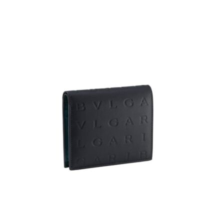 Bvlgari Logo Infinitum Compact Wallet
