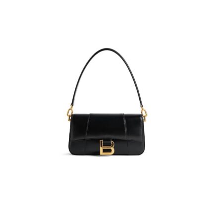 Women's Hourglass Sling Bag Small in Black