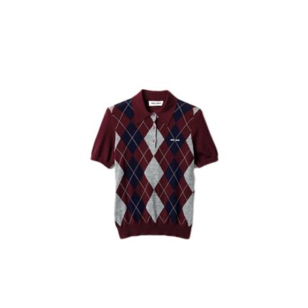 Wool polo shirt