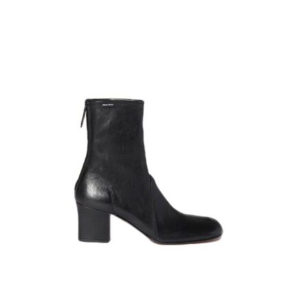Nappa leather booties