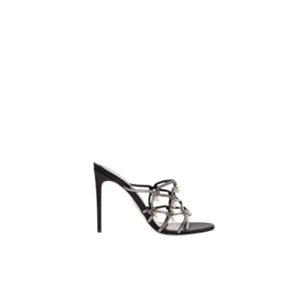 ESMERALDA BLACK SLIDER SANDAL 105