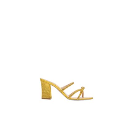 NICOLE YELLOW SLIDER SANDAL 80