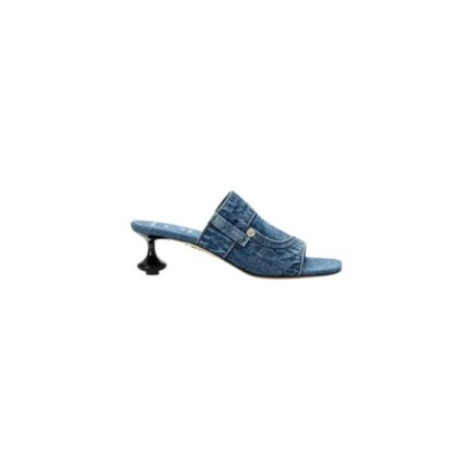 Toy Panta slide in washed denim