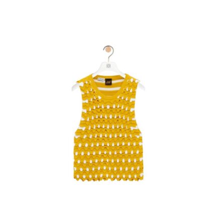 Top in viscose and cotton
