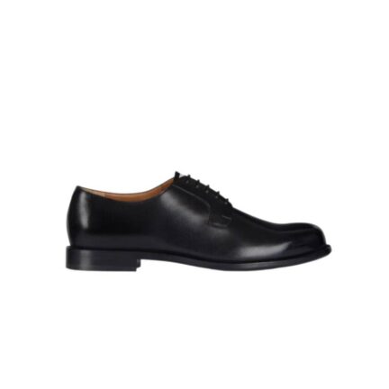 Label derbies in leather