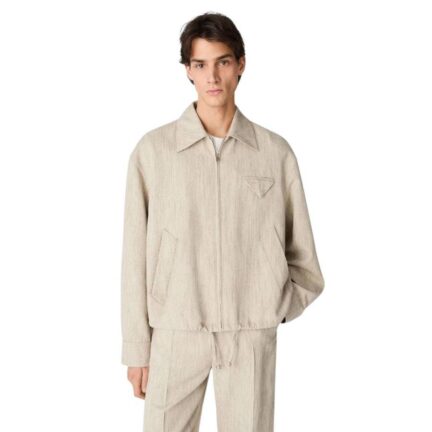 Viscose And Silk Kimono Blouson