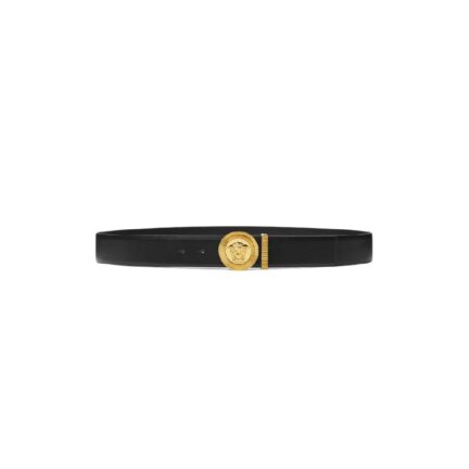 Medusa Biggie Leather Belt 4 cm