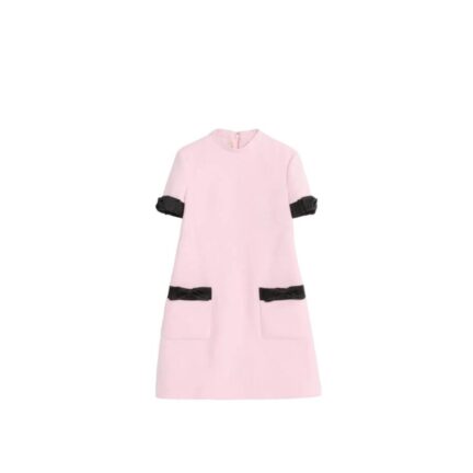 Crepe Couture Short Dress