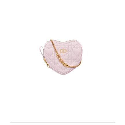 Dioramour Dior Caro Heart Pouch with Chain