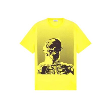 Men's Skeleton T-shirt in Citron