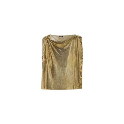 Safety Pin Metal Mesh Top