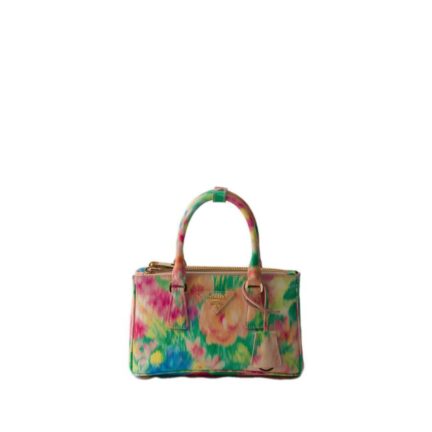 Prada Galleria printed Saffiano leather mini-bag