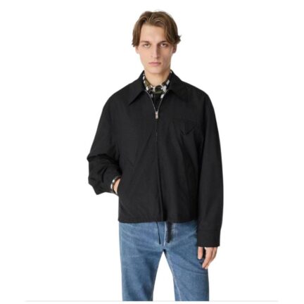 Fine Wool Kimono Blouson