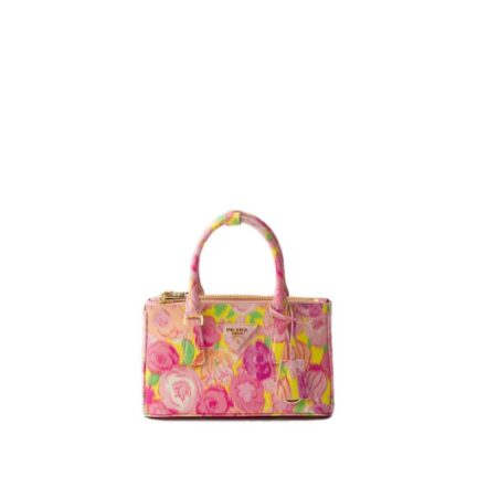 Prada Galleria printed Saffiano leather mini-bag