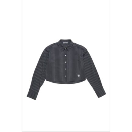 Shirt jacquard pinstripe