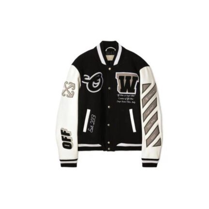 Leather/Wool Varsity Jacket