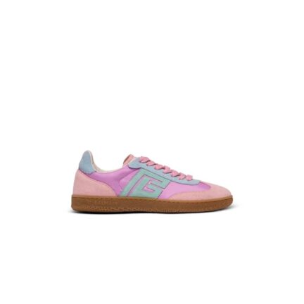 Balmain Swan suede and nylon trainers