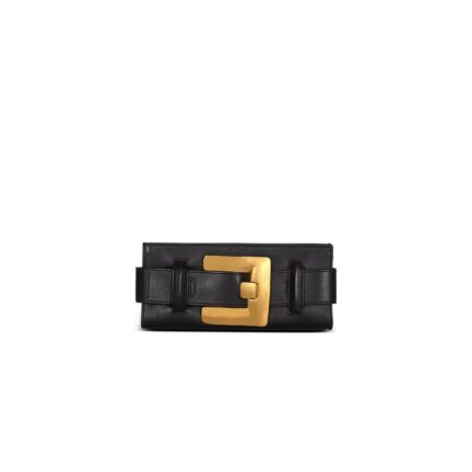 Anthem calfskin leather clutch