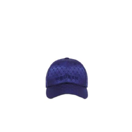 Men's Skull Repeat Baseball Cap in Navy