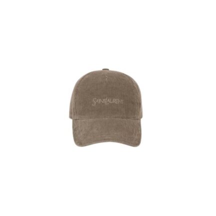 SAINT LAURENT cap in corduroy
