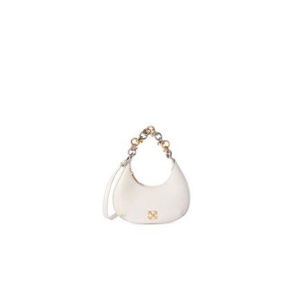White Hemisphere Shoulder Bag