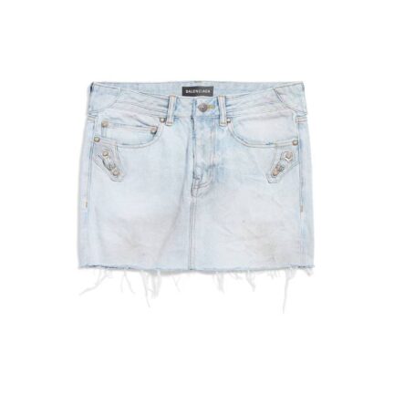 Women's City Mini Skirt in Light Blue