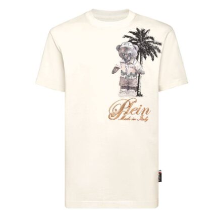 Round Neck T-Shirt Teddy Beach
