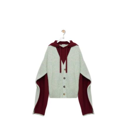 Trompe l'oeil sweater in wool