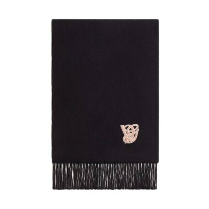 Valentino Garavani Embroidered Wool And Cashmere Scarf