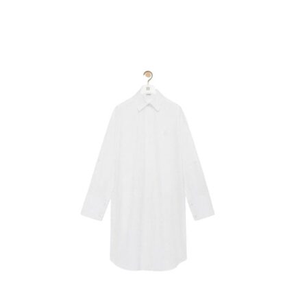 Shirt dress in cotton
