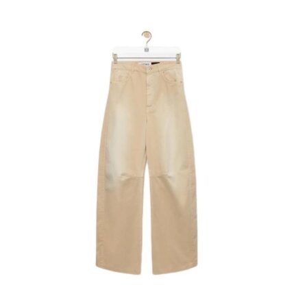 Barrel trousers in cotton