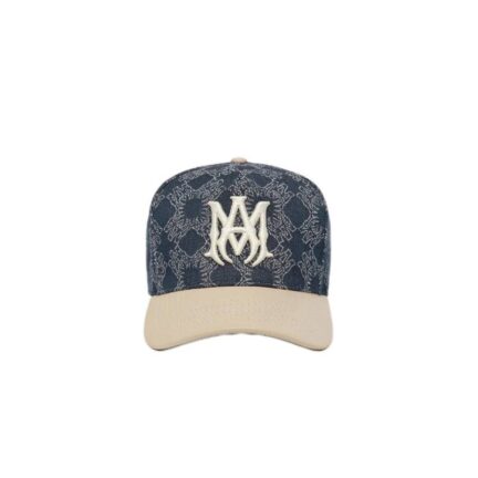 MA LEATHER BRIM DENIM HAT