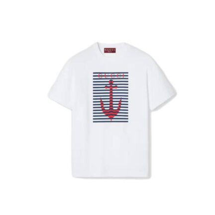 Printed cotton jersey T-shirt