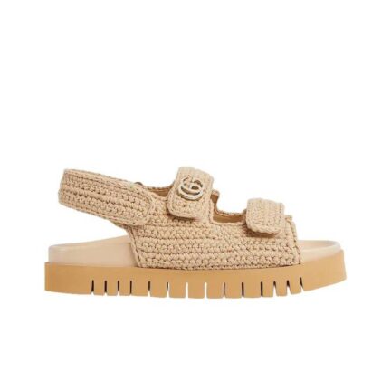 Women's sandal with Double G
