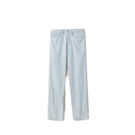 Five-pocket chambray denim jeans