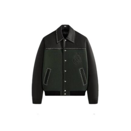 Kith Leather Combo Varsity Jacket