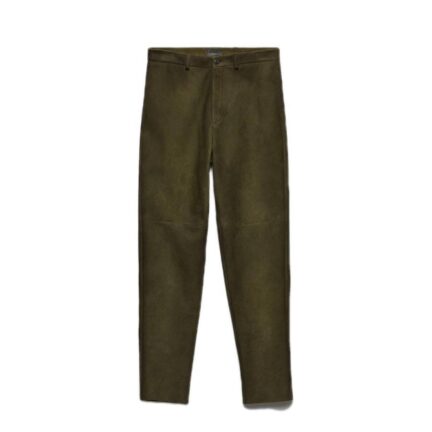 Suede pants