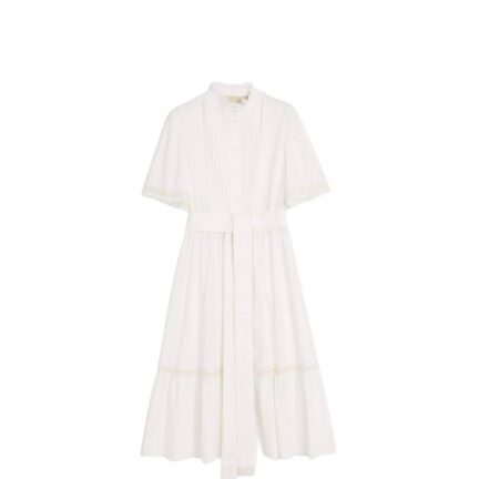 Midi Dress In Cotton Muslin